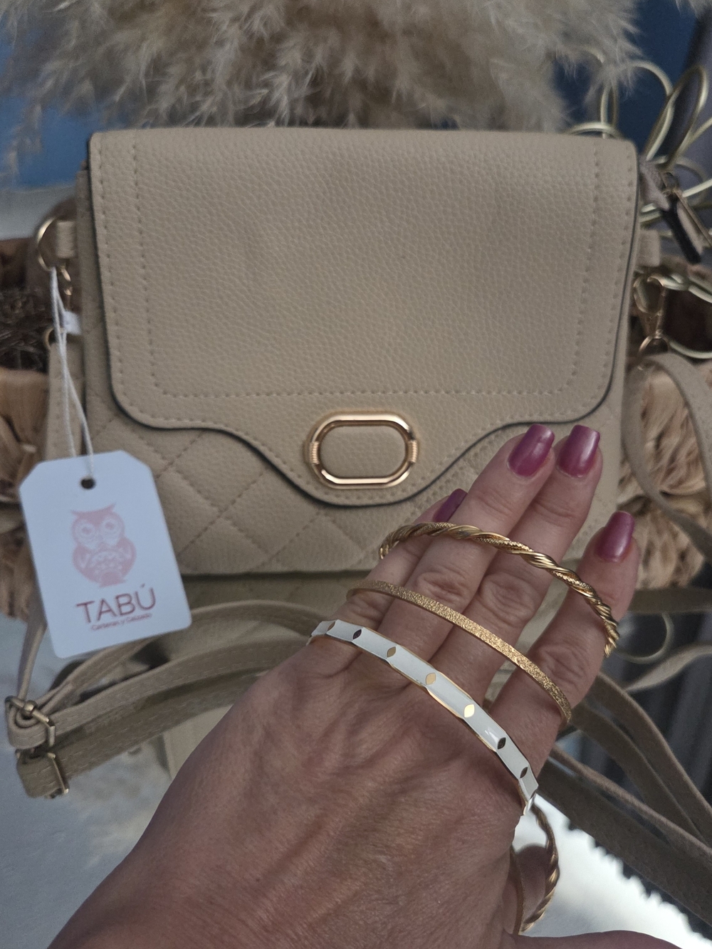 LOW START Monet Bracelet Stack Bundle & NWT TABÚ Taupe Crossbody - Picture 14 of 17